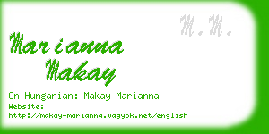 marianna makay business card